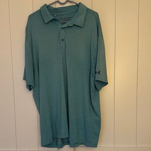 Under Armour Men's Teal golf polo